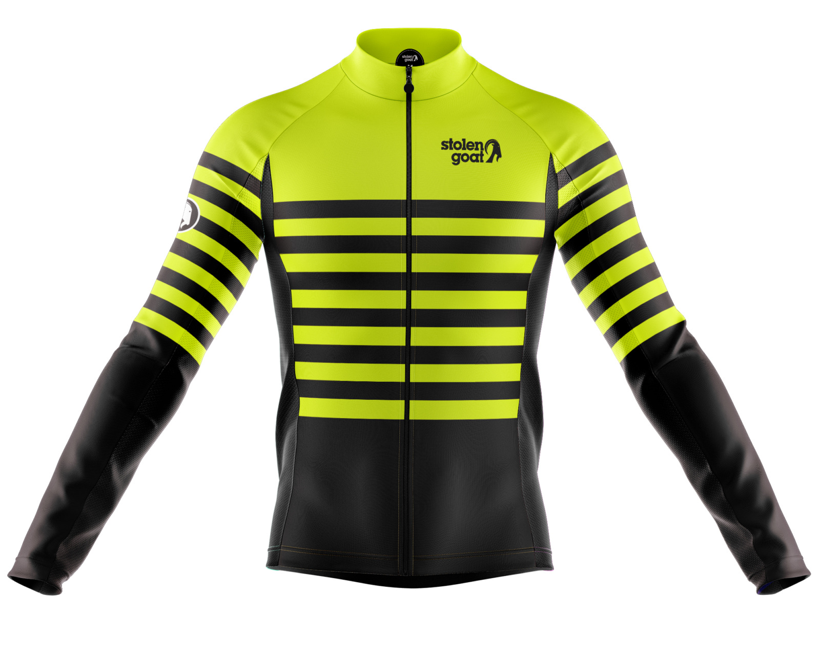Men's Parallel Yellow Thermal LS Jersey