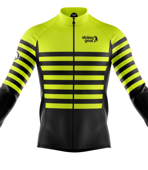 Men's Parallel Yellow Thermal LS Jersey