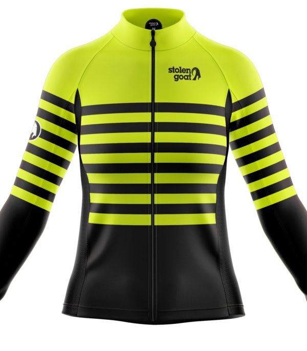 Women's Parallel Yellow Thermal LS Jersey