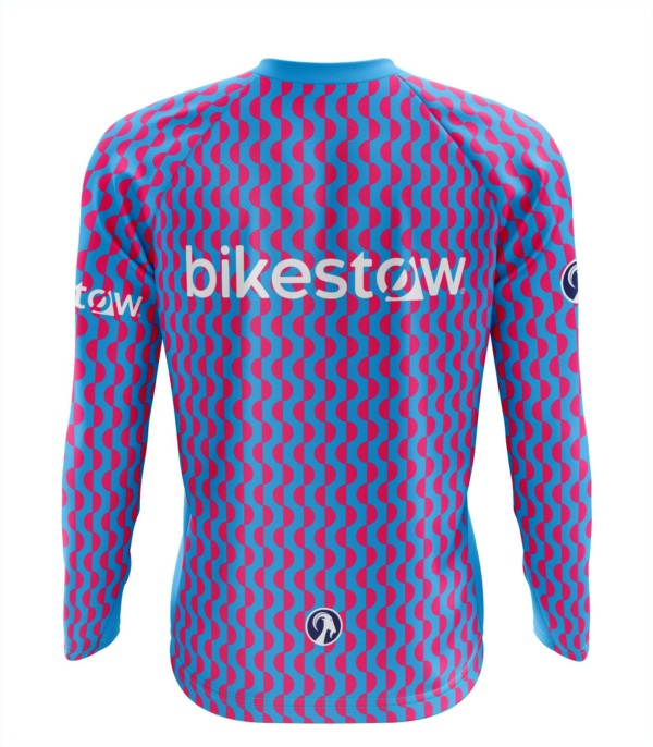 Men's Bikestow Pink MTB LS Jersey