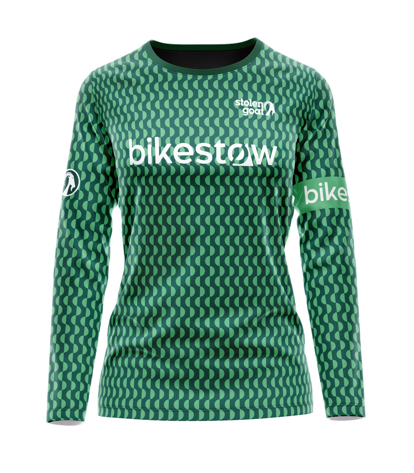 Women's Bikestow Green MTB LS Jersey