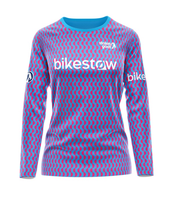 Women's Bikestow Pink MTB LS Jersey