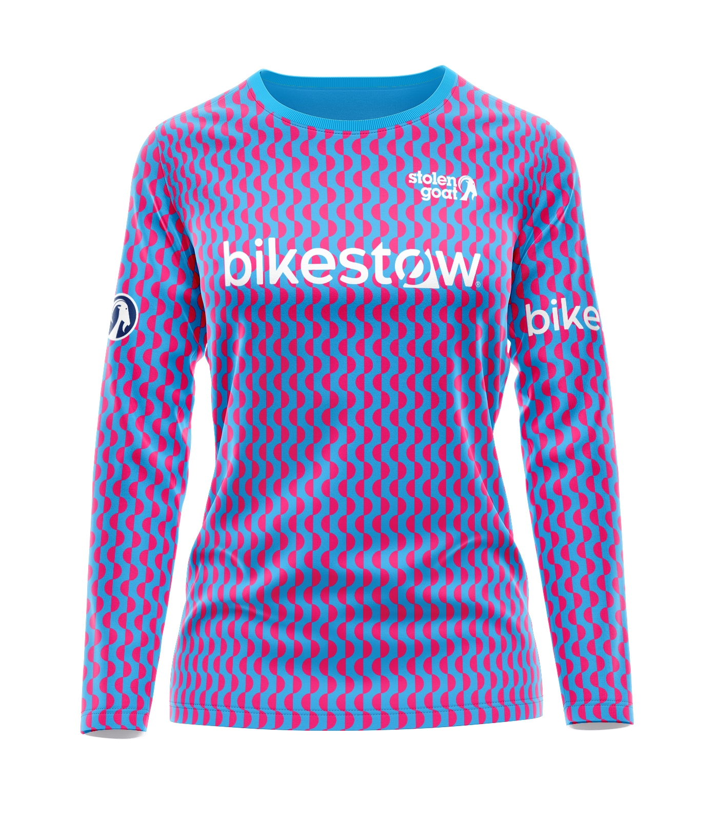 Women's Bikestow Pink MTB LS Jersey
