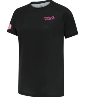 Women's Black Run Top - front view