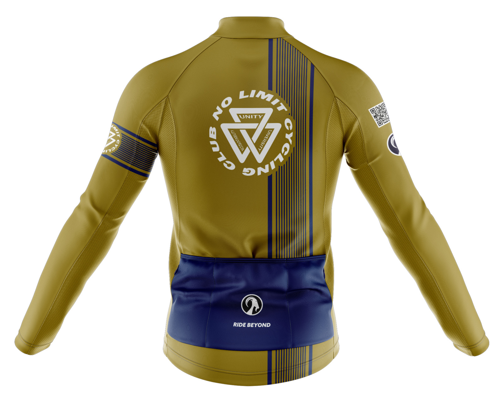 Mens No Limit Gold Ibex Everyday LS Jersey