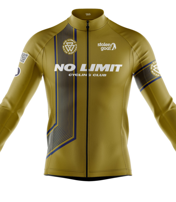 Mens No Limit Gold Ibex Everyday LS Jersey