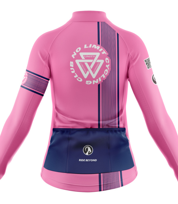 Womens No Limit Pink Ibex Everyday LS Jersey