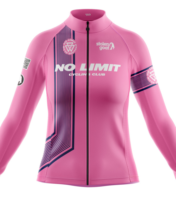 Womens No Limit Pink Ibex Everyday LS Jersey