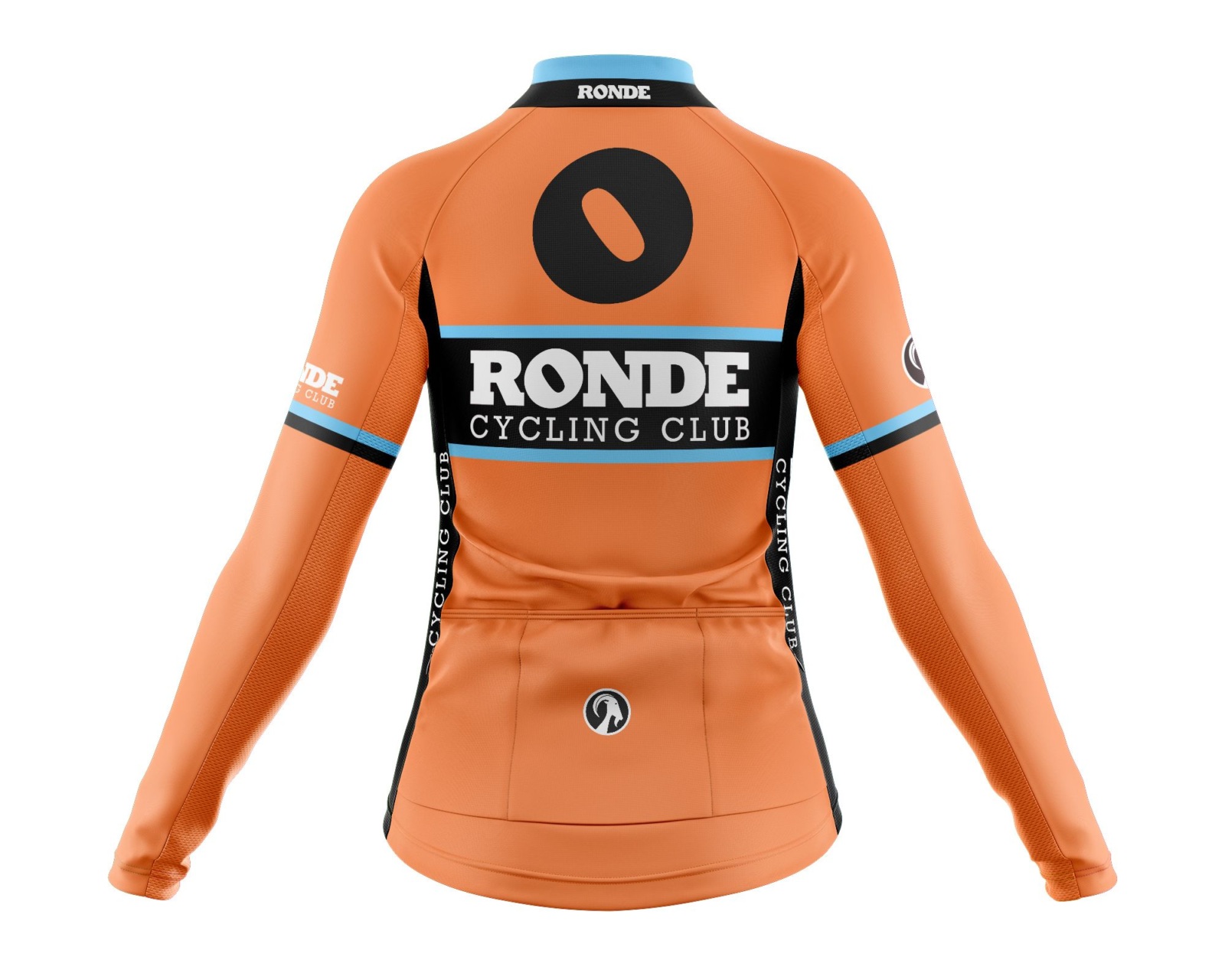 Women's Ronde CC Orange Thermal LS Jersey