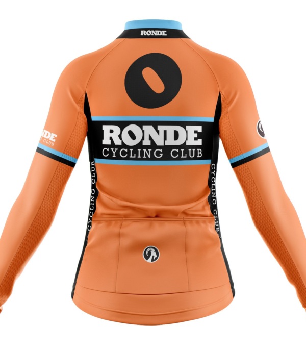 Women's Ronde CC Orange Thermal LS Jersey