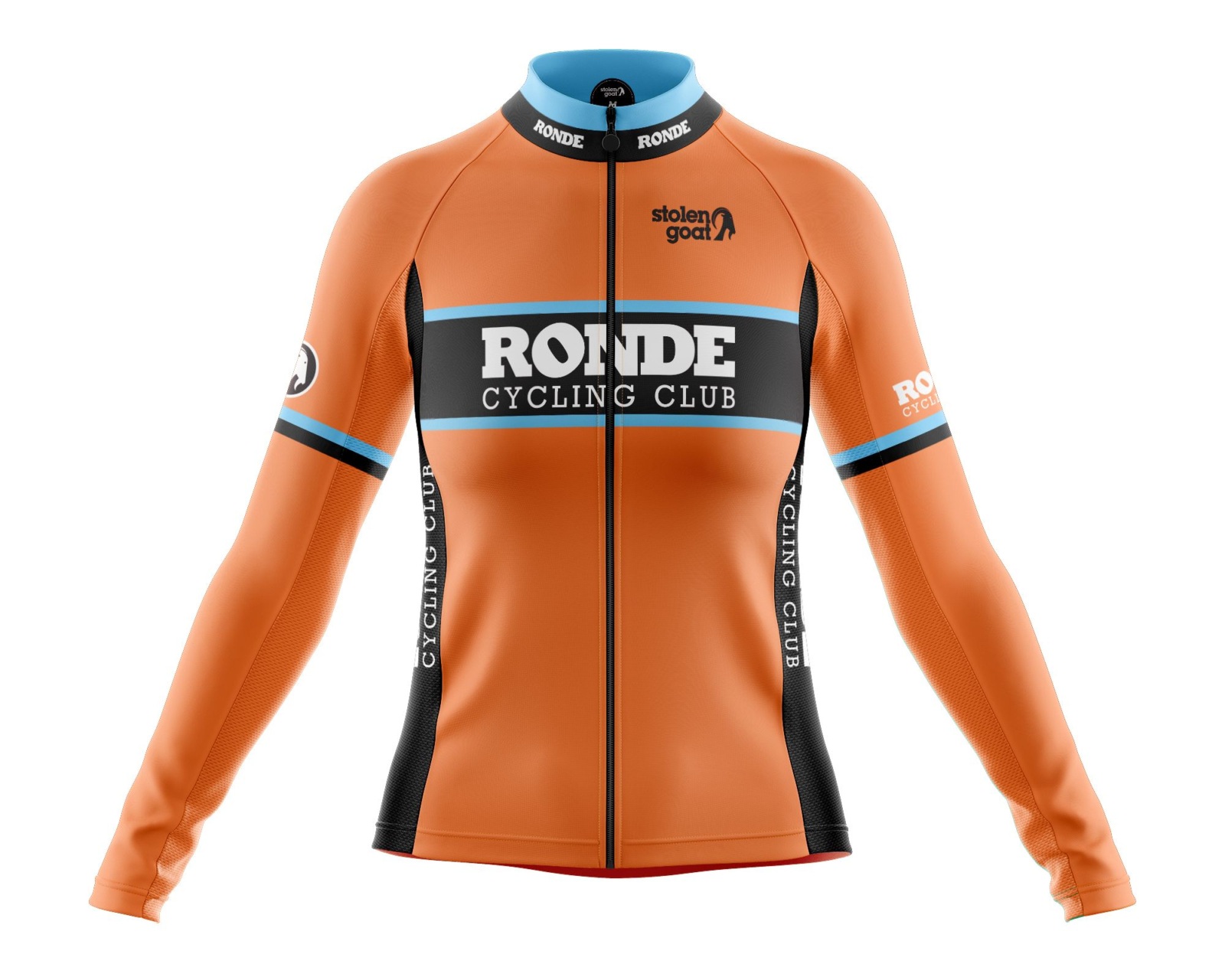 Women's Ronde CC Orange Thermal LS Jersey