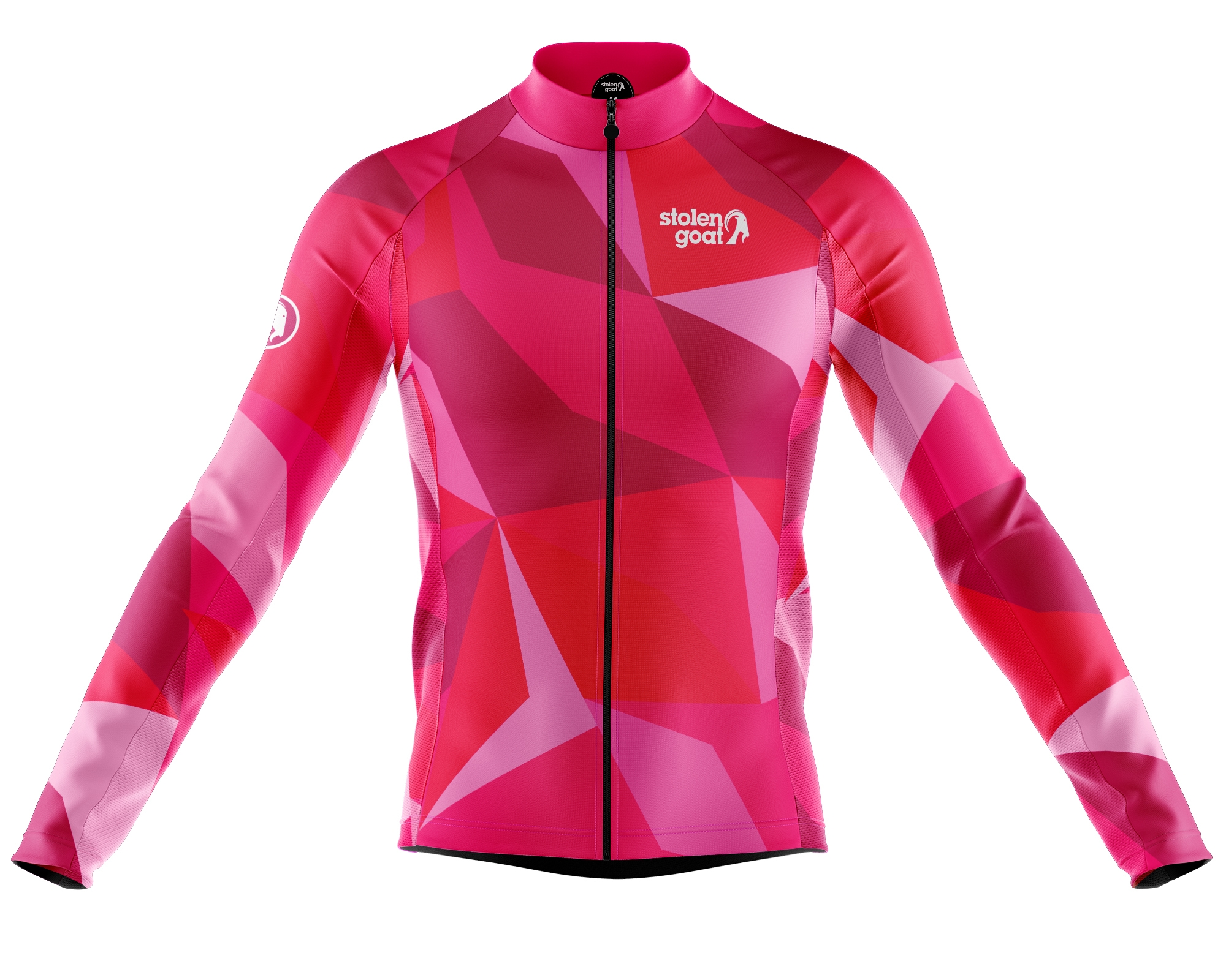 Men's Utopia Pink Thermal LS Jersey - front view