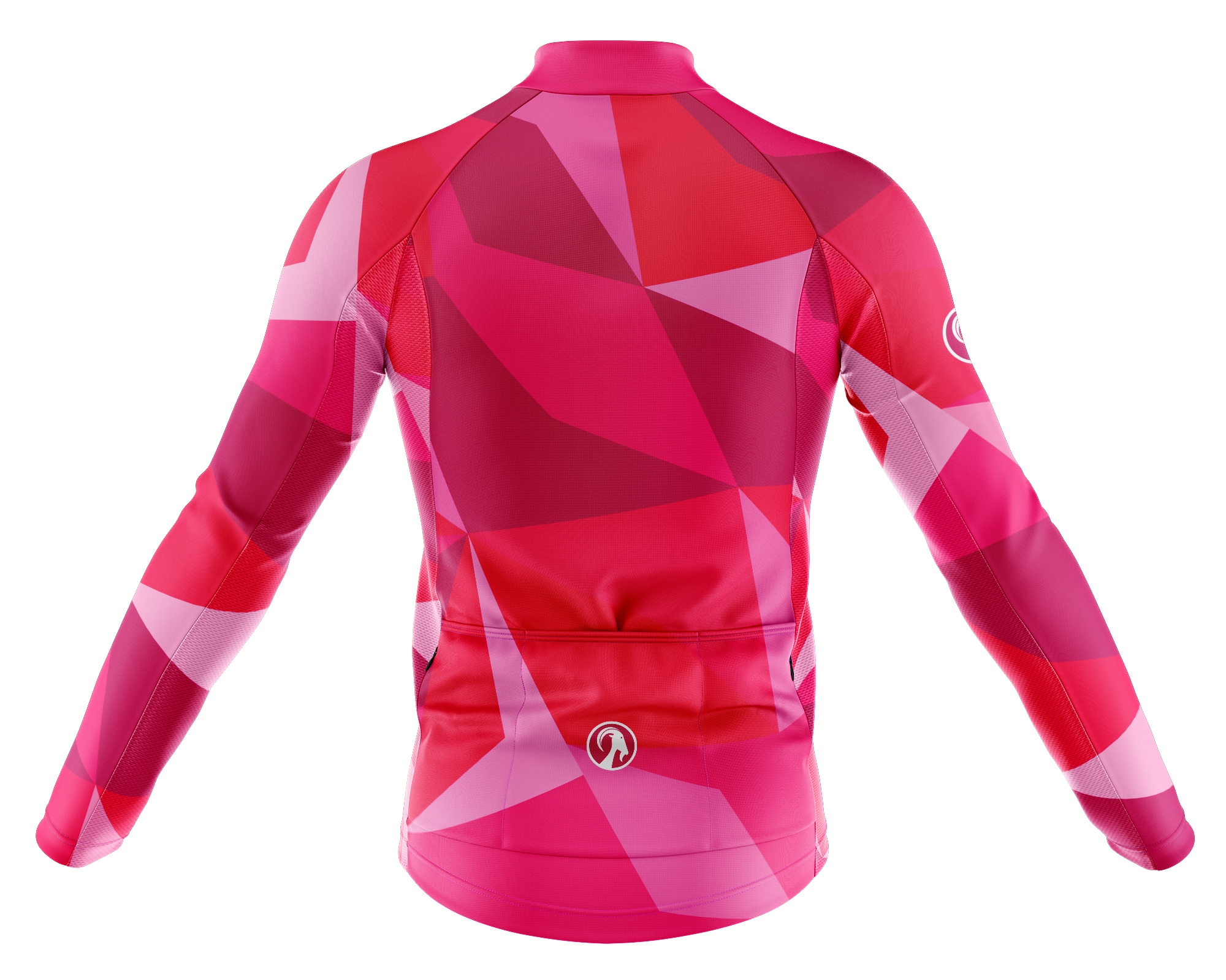 Men's Utopia Pink Thermal LS Jersey - Image 2