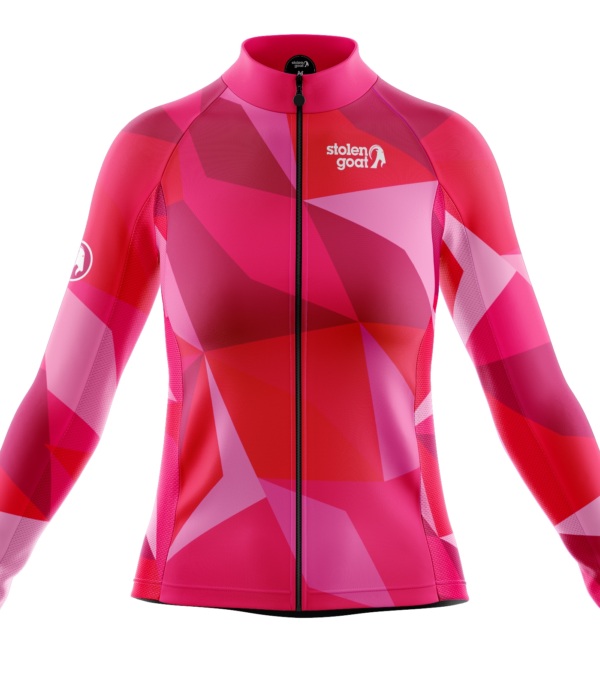 Women's Utopia Pink Thermal LS Jersey