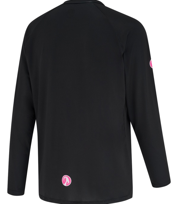 Men's Black LS Run Top
