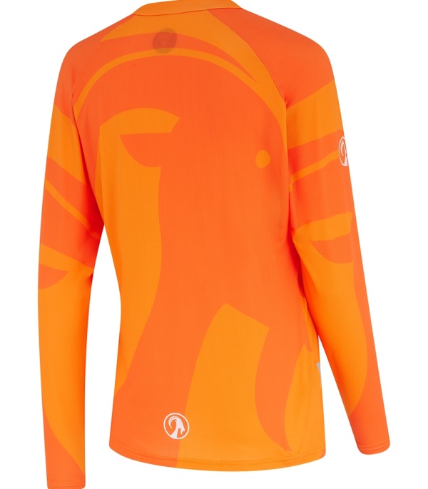 Women's Ronny Orange LS Run Top