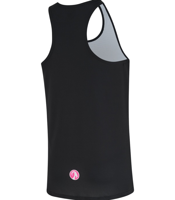 Men's Black Run Singlet