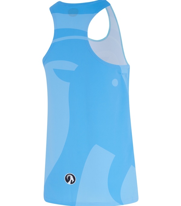 Women's Ronny Blue Run Singlet