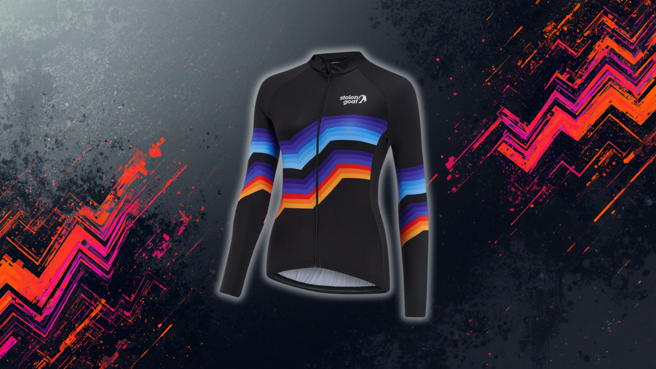 Stolen Goat Analog cycling jersey bold stripe cycling jersey