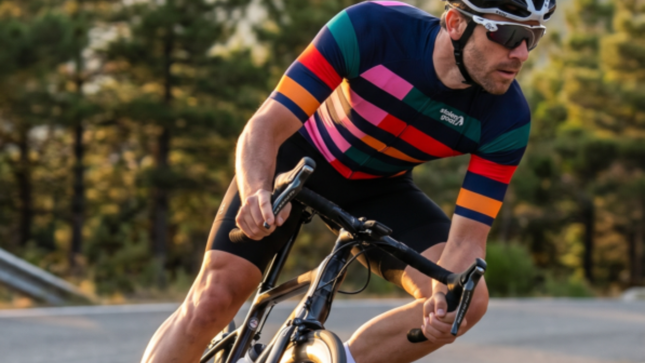 Stolen Goat mens cycling jersey batiste lifestyle