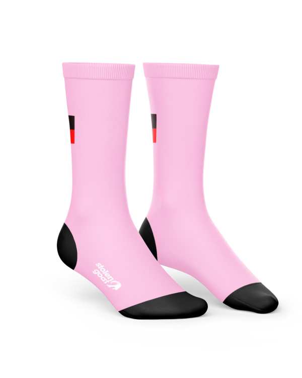 MSK65 Pink Printed Socks