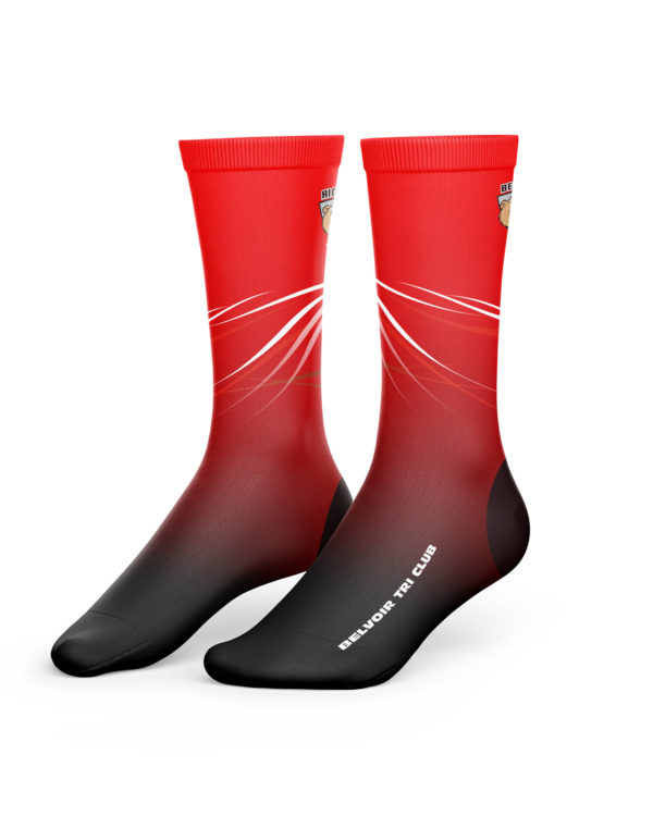 Belvoir Tri Printed Socks