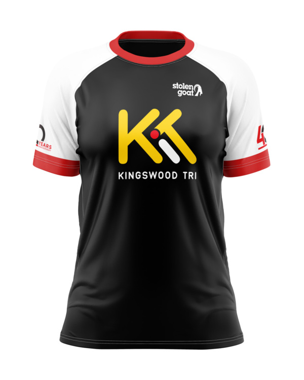 Womens Kingswood Tri 40th Anniversary White Run Top