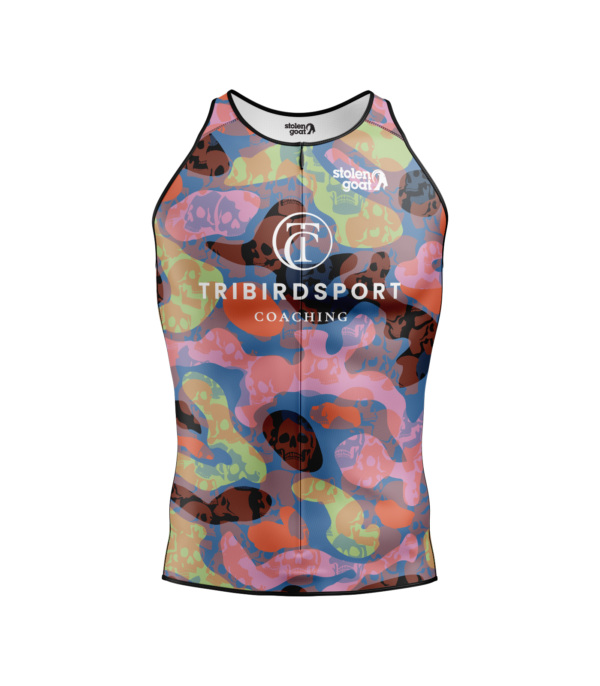 Mens Tri Bird Sleeveless Tri Top