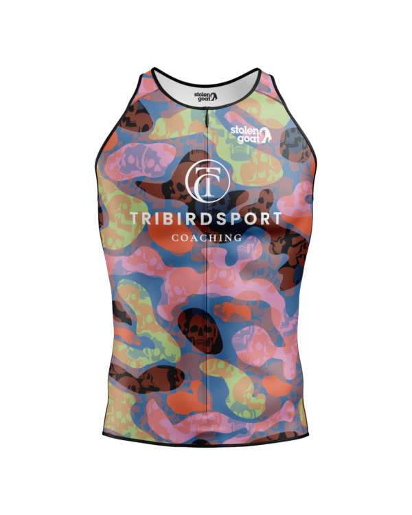 Mens Tri Bird Sleeveless Tri Top