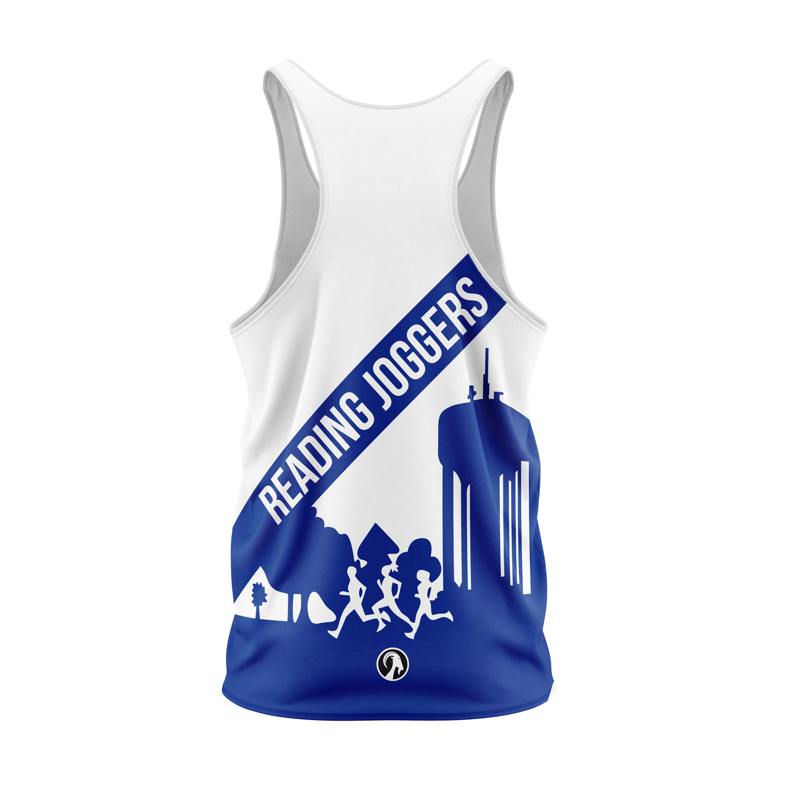 Mens Reading Joggers Run Singlet