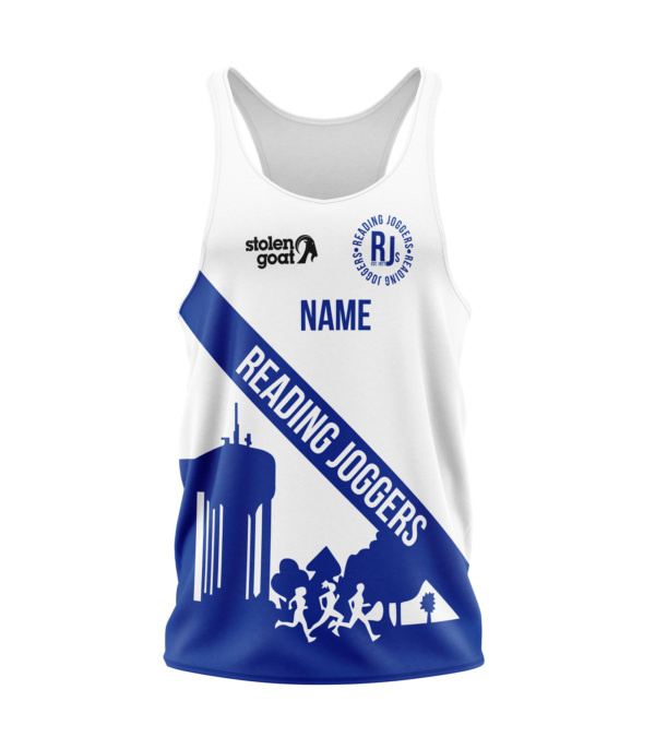 Mens Reading Joggers Run Singlet