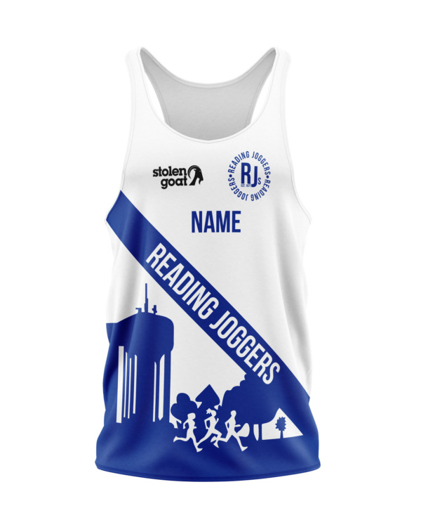 Mens Reading Joggers Run Singlet