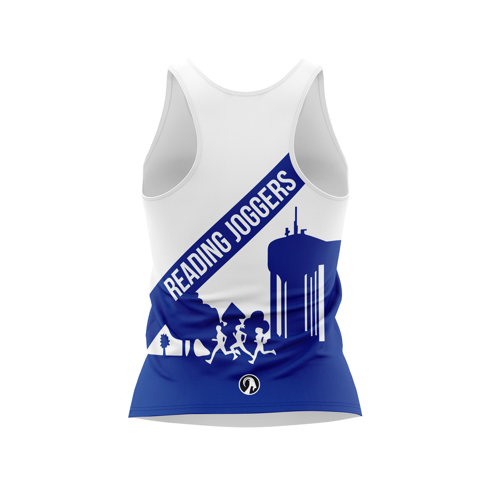 Womens Reading Joggers Run Singlet