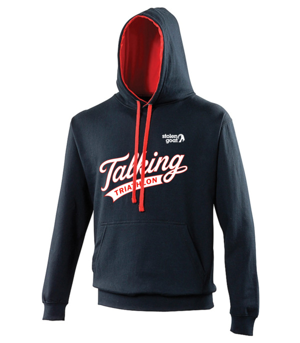 Talking Triathlon Contrast Hoodie