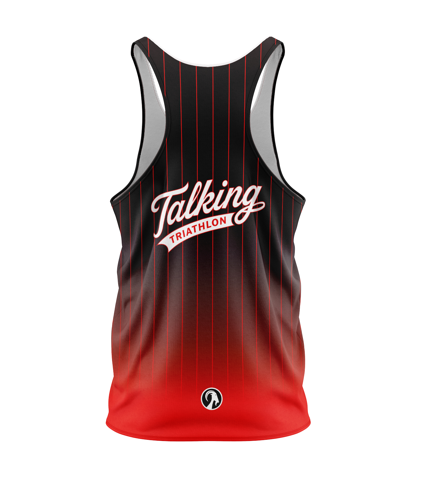 Mens Talking Triathlon Run Singlet