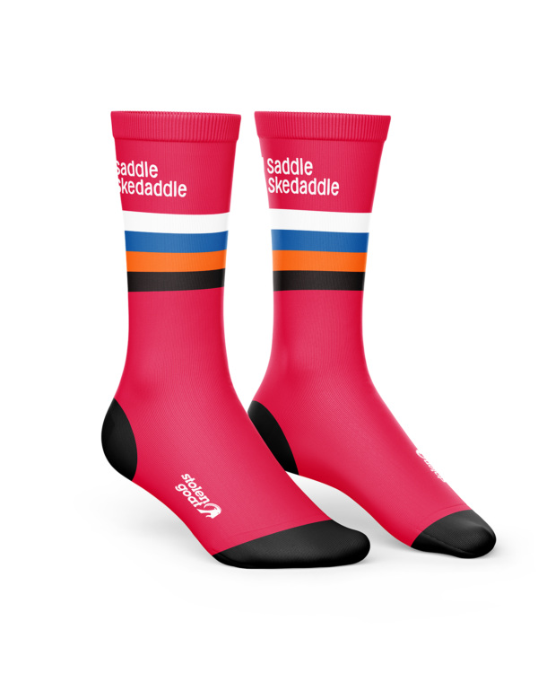 Saddle Skedaddle Printed Socks