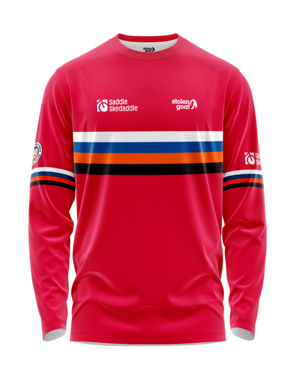 Mens Saddle Skedaddle MTB LS Jersey
