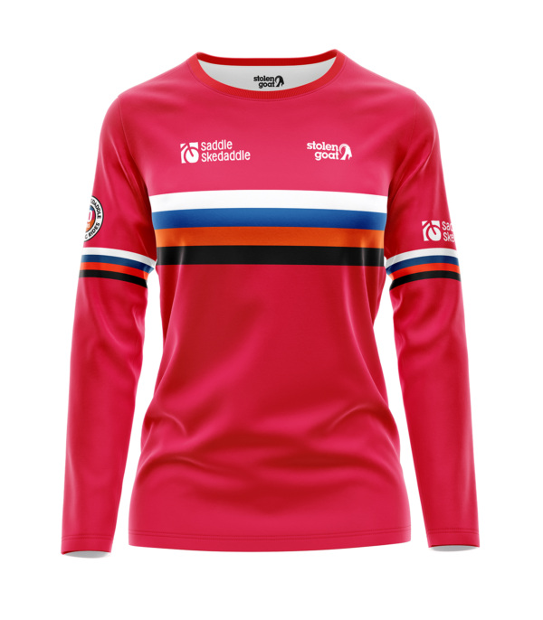 Womens Saddle Skedaddle MTB LS Jersey
